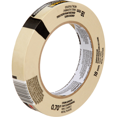 Ruban-cache Scotch pour entrepreneurs 2020, 18 mm (3/4") x 55 m (180'), Beige Groupe Generik