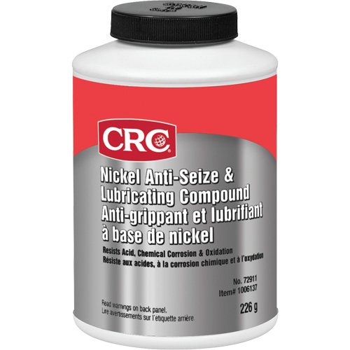 Nickel Anti-Seize Lubricating Compound, 226 g, 425°F (218°C) Max. Effective Temperature Groupe Generik