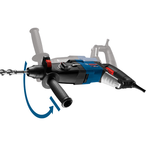 SDS-Plus&reg; Bulldog Xtreme Max Rotary Hammer, 8.5 A, 0-5100 BPM, 0-1300 RPM, 2.4 ft.-lbs. Groupe Generik