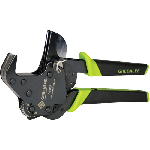 Quick-Release Ratcheting PVC Cutter, 1-5/8" Capacity Groupe Generik