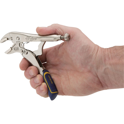 Pince-&eacute;tau avec coupe-fil Fast Release, Longueur 5", M&acirc;choire courb&eacute;e Groupe Generik