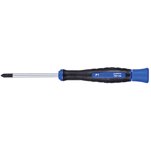 Phillips Precision Screwdriver, #00, 5" L, Cushion Grip Handle Groupe Generik