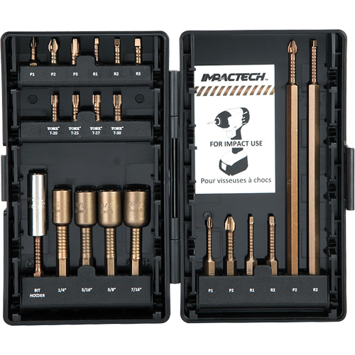 Impactech&reg; Driver Bit Set Groupe Generik