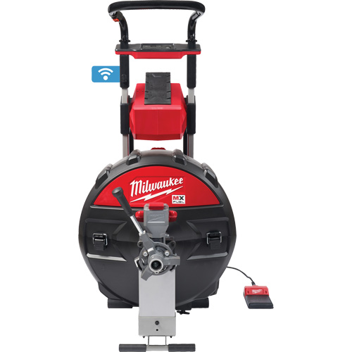 Machine &agrave; tambour d&eacute;gout MX Fuel avec PowerTredz, &eacute;lectrique, 5/8" x 100' et 3/4" x 100' Groupe Generik