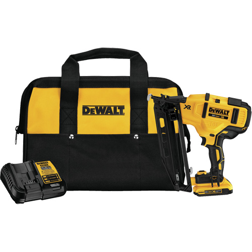 Max XR&reg; Angled Finish Nailer Kit, 20 V, Lithium-Ion Groupe Generik