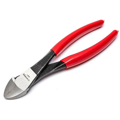 Pince &agrave; coupe diagonale &agrave; poign&eacute;e tremp&eacute;e pour travaux lourds — en sac, 7" lo Groupe Generik
