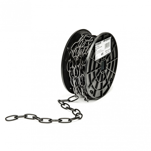 Decorator Chain, Carbon Steel, #10 x 40' (12.2 m) L, 35 lbs. (0.0175 tons) Load Capacity Groupe Generik