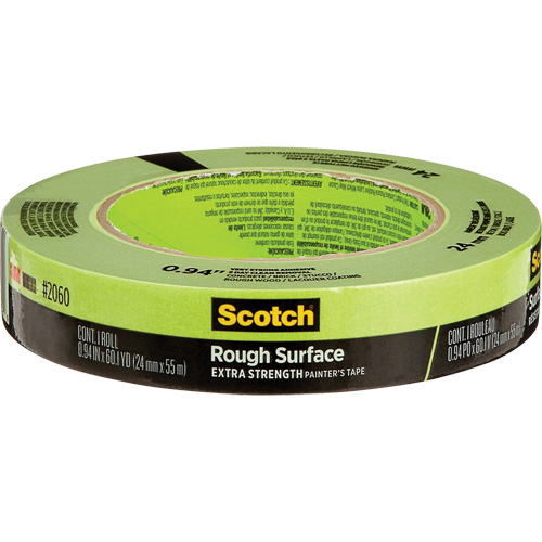 Ruban pour peintres pour surfaces rugueuses 2060 Scotch, 24 mm (1") x 55 m (180'), Vert Groupe Generik