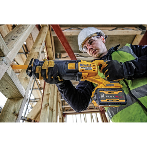 FlexVolt&reg; Max Brushless Reciprocating Saw (Tool Only), 60 V, Lithium-Ion Battery, 0-3000 SPM Groupe Generik