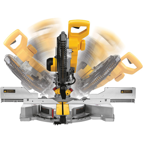 Double-Bevel Sliding Compound Mitre Saw, 12", 15 A, 120 V Groupe Generik