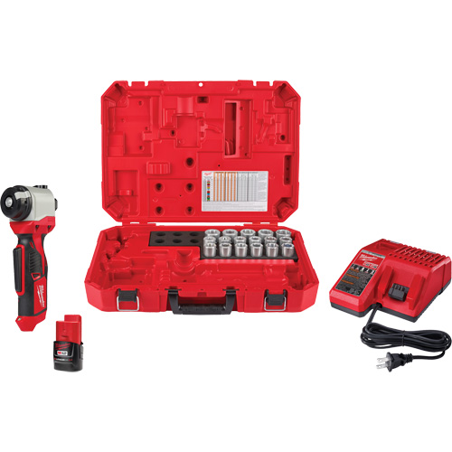 M12 Cable Stripper Kit with 17 Cu THHN/XHHW Bushings Groupe Generik