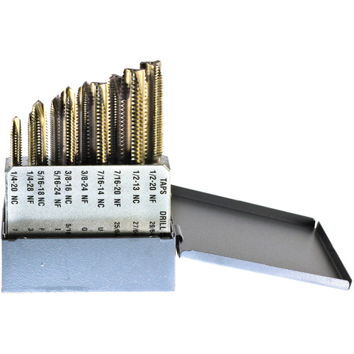 DRILLCO Tap Set, 10 Pieces Groupe Generik