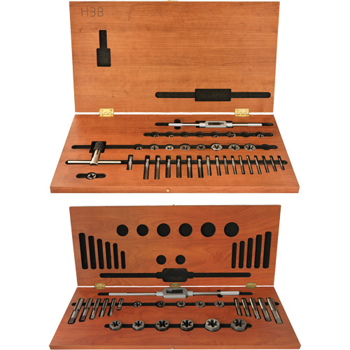Jeu de tarauds et fili&egrave;res hexagonales DRILLCO, 58 Morcea Groupe Generik