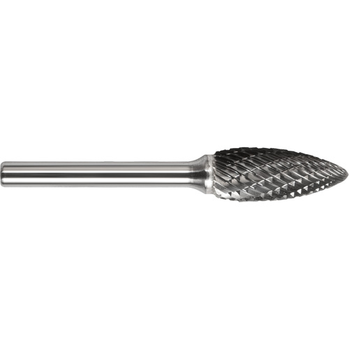 DRILLCO Double Cut Flame Shaped Burr, SH-1 Groupe Generik