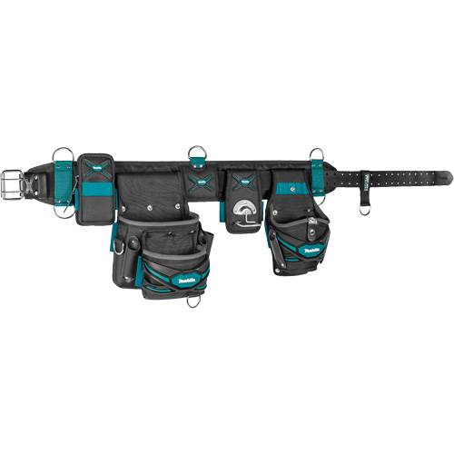 Ceinture porte-outils lourde TH3 compl&egrave;te, Polyester, Bleu/Gris Groupe Generik