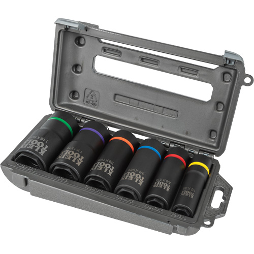 2-in-1 6-Piece Socket Set, 6 Pcs, Impact, Deep Groupe Generik