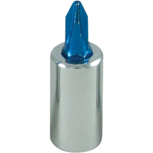 Douille tournevis &agrave; embout bleu, Phillips, #2, Prise 1/4" Groupe Generik