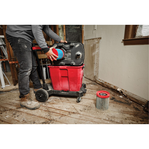 Filtre grand format &agrave; haute efficacit&eacute; pour aspirateur sec/humide, Cartouche, Pour 12 gal. US/9 gal. US/6 gal. US Groupe Generik