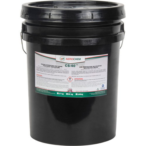 Aerochem CS-40 Low-Temperature Multi-Purpose Grease, 17 kg, Pail Groupe Generik