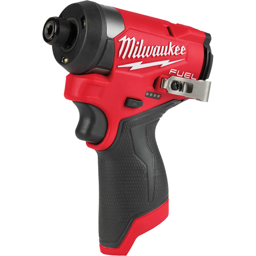 M12 Fuel Hex Impact Driver, 1/4", 1500 in-lbs Max. Torque, 12 V, Lithium-Ion Groupe Generik