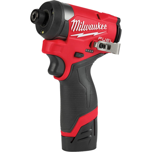 M12 Fuel Hex Impact Driver Kit, 1/4", 1500 in-lbs Max. Torque, 12 V, Lithium-Ion Groupe Generik