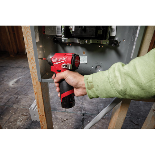 M12 Fuel Hex Impact Driver Kit, 1/4", 1500 in-lbs Max. Torque, 12 V, Lithium-Ion Groupe Generik