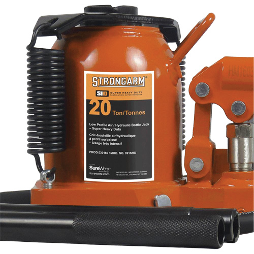 Air Assist Bottle Jacks, 20 Ton(s), Air Hydraulic Groupe Generik