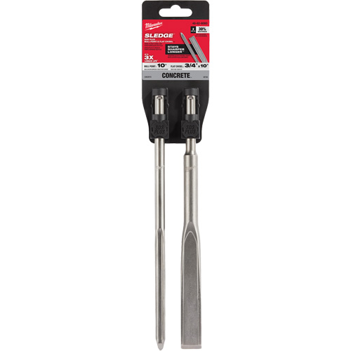 SDS PLUS Sledge Bull Point & Flat Chisel Set Groupe Generik