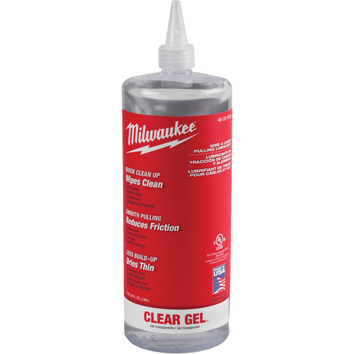 Wire & Cable Pulling Clear Gel Lubricant, Squeeze Bottle Groupe Generik