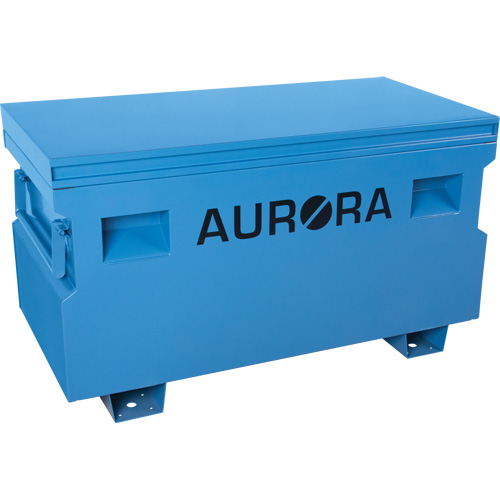 Jobsite Tool Box, 48" x 24" x 27-3/5", Steel, Blue Groupe Generik