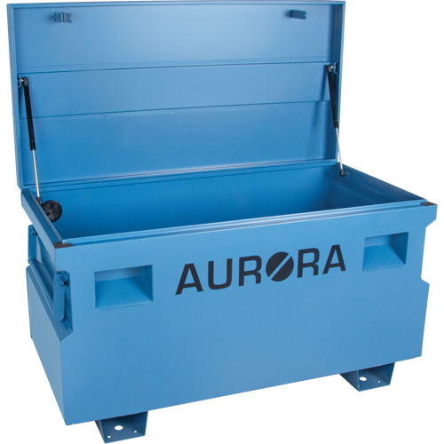 Jobsite Tool Box, 48" x 24" x 27-3/5", Steel, Blue Groupe Generik