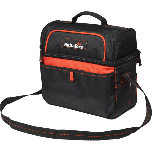 Sac &agrave; outils et glaci&egrave;re de 11", Polyester balistique, Noir/Rouge Groupe Generik