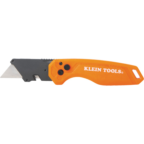 Folding Utility Knife, 1" Blade, Steel Blade, Plastic Handle Groupe Generik