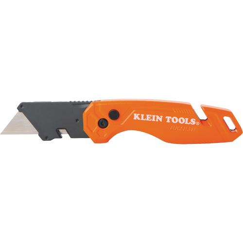 Couteau utilitaire pliant avec rangement pour lames, 1" lame, lame en Acier, poign&eacute;e en M&eacute;tal Groupe Generik