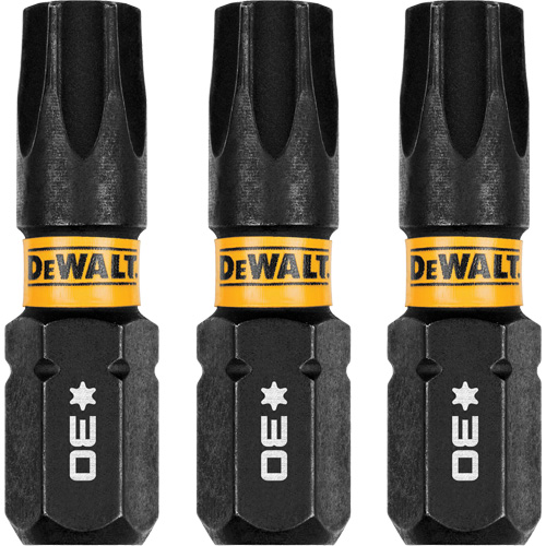 3-Piece FLEXTORQ&reg; Impact Screwdriving Bits, Torx, T-30, 1/4" Drive Groupe Generik