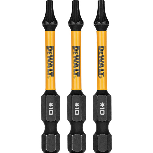 3-Piece FLEXTORQ&reg; Impact Screwdriving Bits, Torx, T-10, 1/4" Drive Groupe Generik