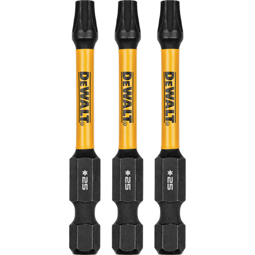 Forets pour tournevis &agrave; chocs FLEXTORQ 3 mcx, Torx, T-25, Prise 1/4" Groupe Generik