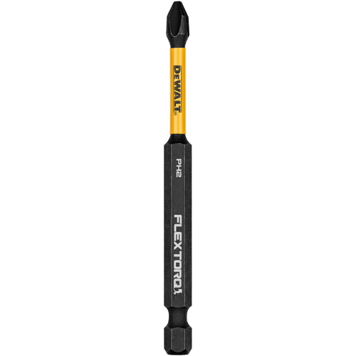 FLEXTORQ&reg; Impact Driver Bit, Phillips, #2 Tip, 1/4" Drive Size, 3-1/2" Length Groupe Generik