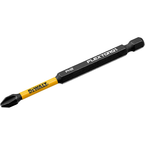 FLEXTORQ&reg; Impact Driver Bit, Phillips, #2 Tip, 1/4" Drive Size, 3-1/2" Length Groupe Generik