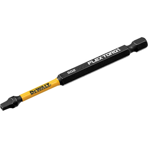 FLEXTORQ&reg; Impact Ready Screwdriver Bit, Square, #2 Tip, 1/4" Drive Size, 3-1/2" Length Groupe Generik