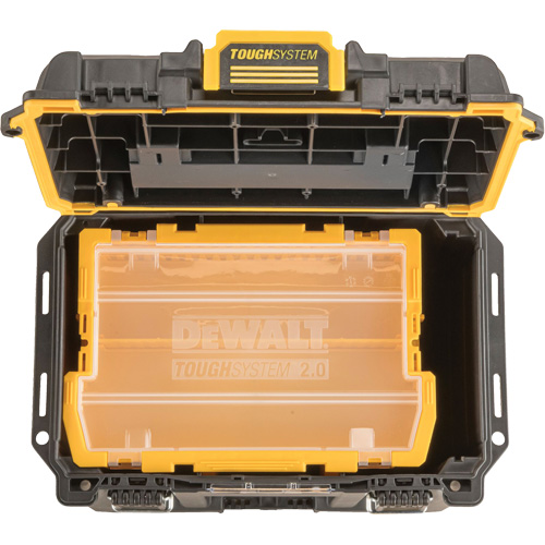 ToughSystem&reg; 2.0 Deep Compact Toolbox, 10" x 15-7/20" x 13-4/5", Black/Yellow Groupe Generik