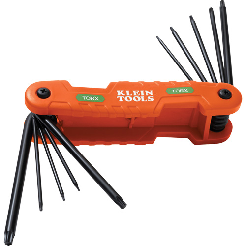Jeu pliant de cl&eacute;s hexagonales Pro, 10 mcx, Torx Groupe Generik
