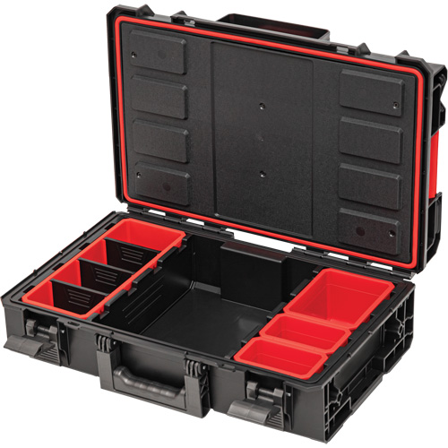 Arx Small Toolbox, 23" x 15" x 7-1/2", Black Groupe Generik