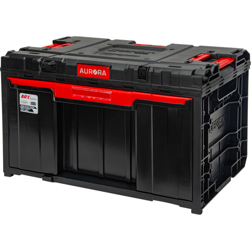 Arx&reg; Single Drawer Toolbox, 11-1/5" W x 18-3/10" D x 9-1/10" H, Black/Red Groupe Generik