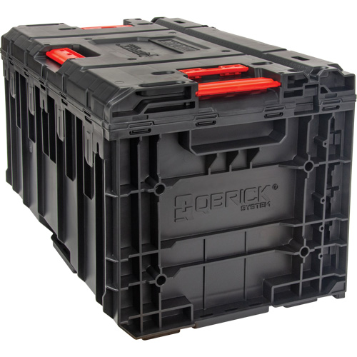 Arx&reg; Single Drawer Toolbox, 11-1/5" W x 18-3/10" D x 9-1/10" H, Black/Red Groupe Generik