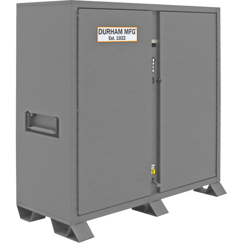Jobsite Storage Cabinet, Steel, 47.5 Cubic Feet, Grey Groupe Generik