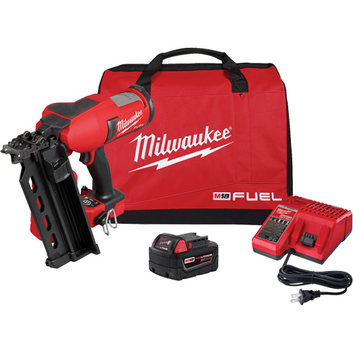 Fuel Duplex Nailer Kit, 18 V, Lithium-Ion Groupe Generik