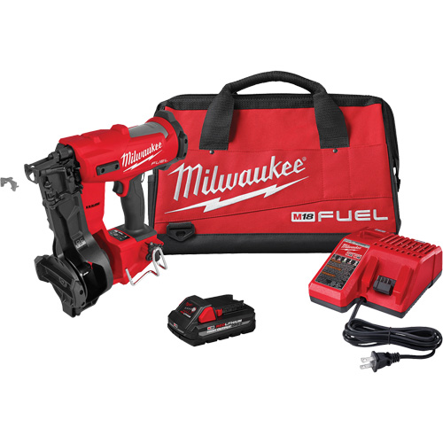 M18 FUEL Coil Roofing Nailer Kit, 18 V, Lithium-Ion Groupe Generik