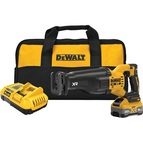 MAX* XR&reg; Brushless Cordless Reciprocating Saw Kit with XR POWERPACK, 20 V, Lithium-Ion Battery, 3000 SPM Groupe Generik