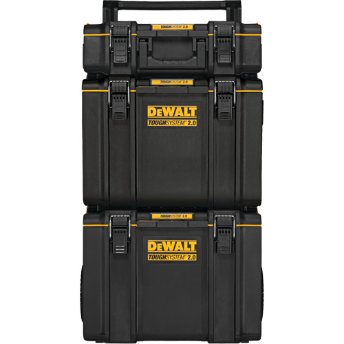 TOUGHSYSTEM&reg; 2.0 Rolling Tower, 24" x 20-2/5" x 34-1/2", Black/Yellow Groupe Generik